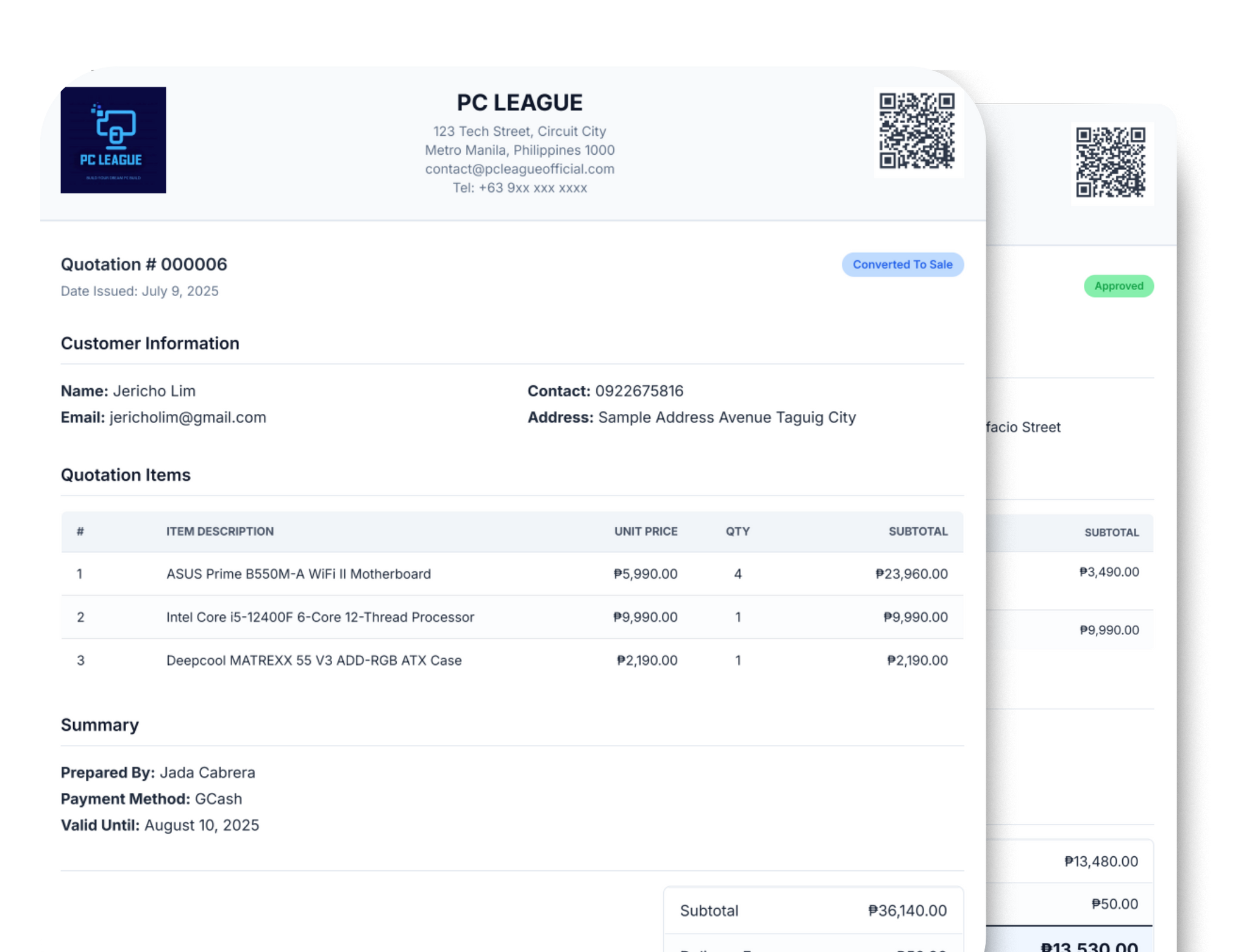 Dashboard Preview